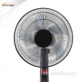 Ventilador de pie de alta potencia agradable negro ventiladores de pie de control de velocidad estándar de 16 pulgadas con temporizador